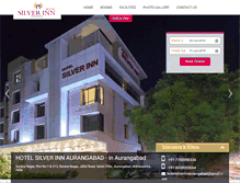 Tablet Screenshot of hotelsilverinnaurangabad.com